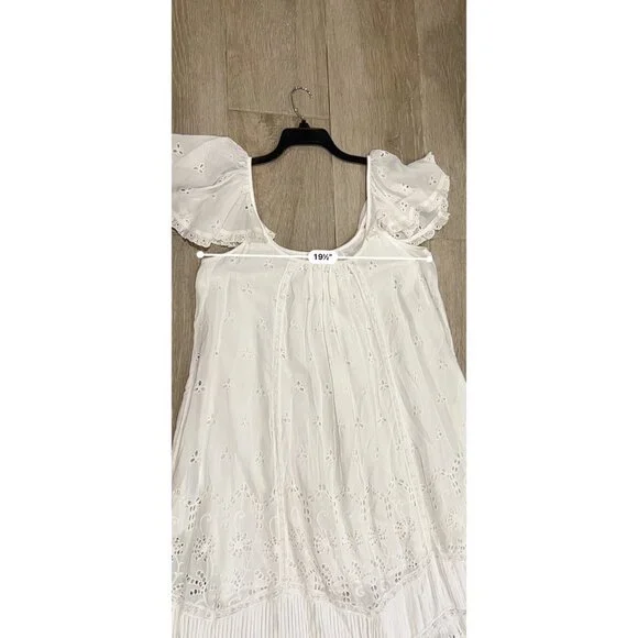 byTiMo Broderie Anglaise Midi white Dress Size S - Picture 7 of 11